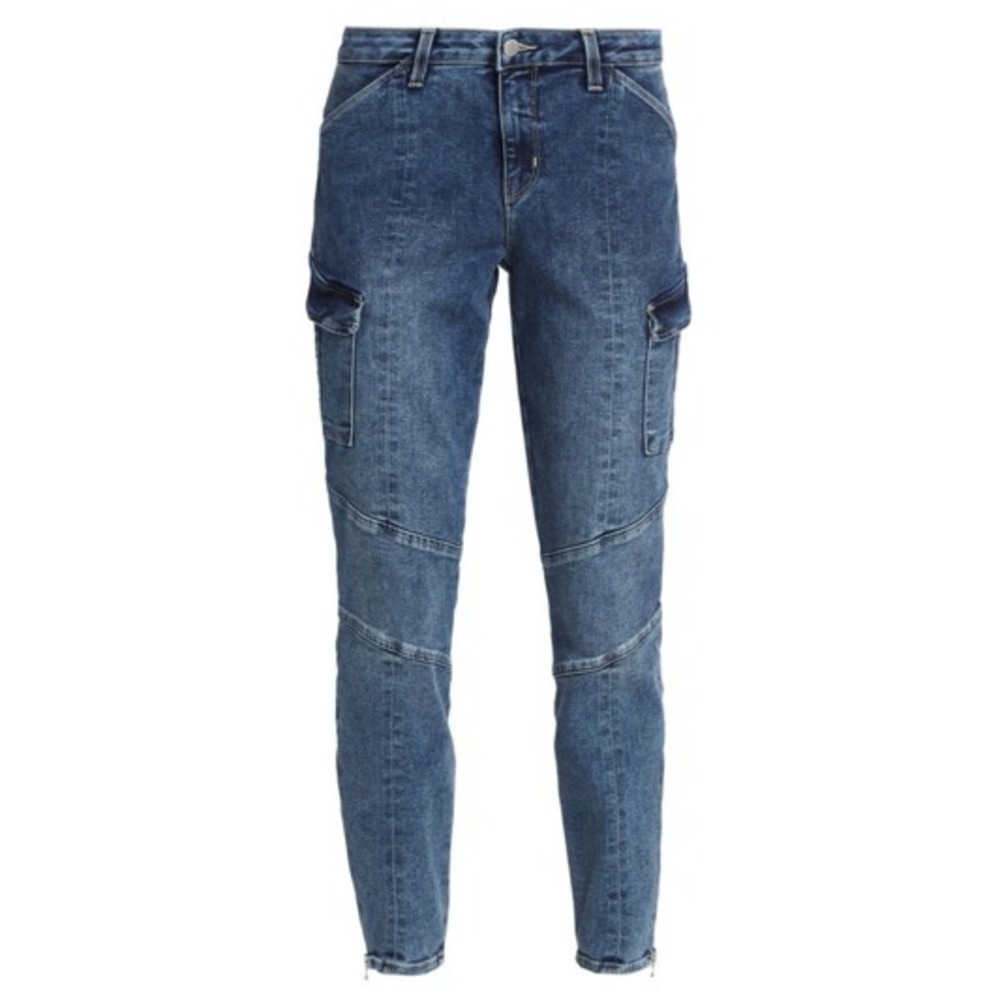 L'agence Womens Patton Cargo Skinny Jeans 28 Zip Ankle Gorpcore Indie Sleeze NWT - Picture 4 of 14